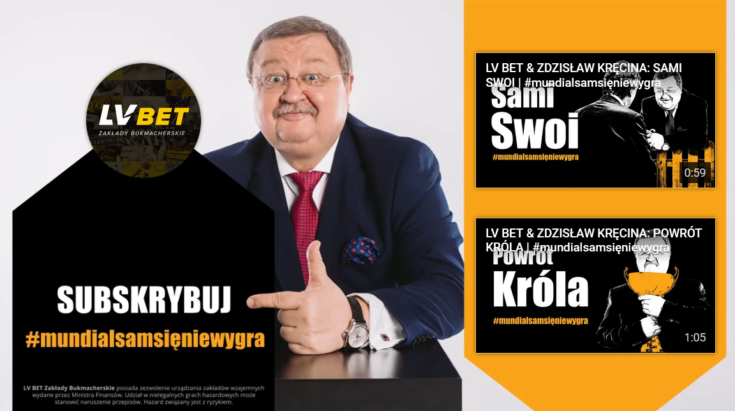 LVBet and Zdzisław Kręcina-advertising